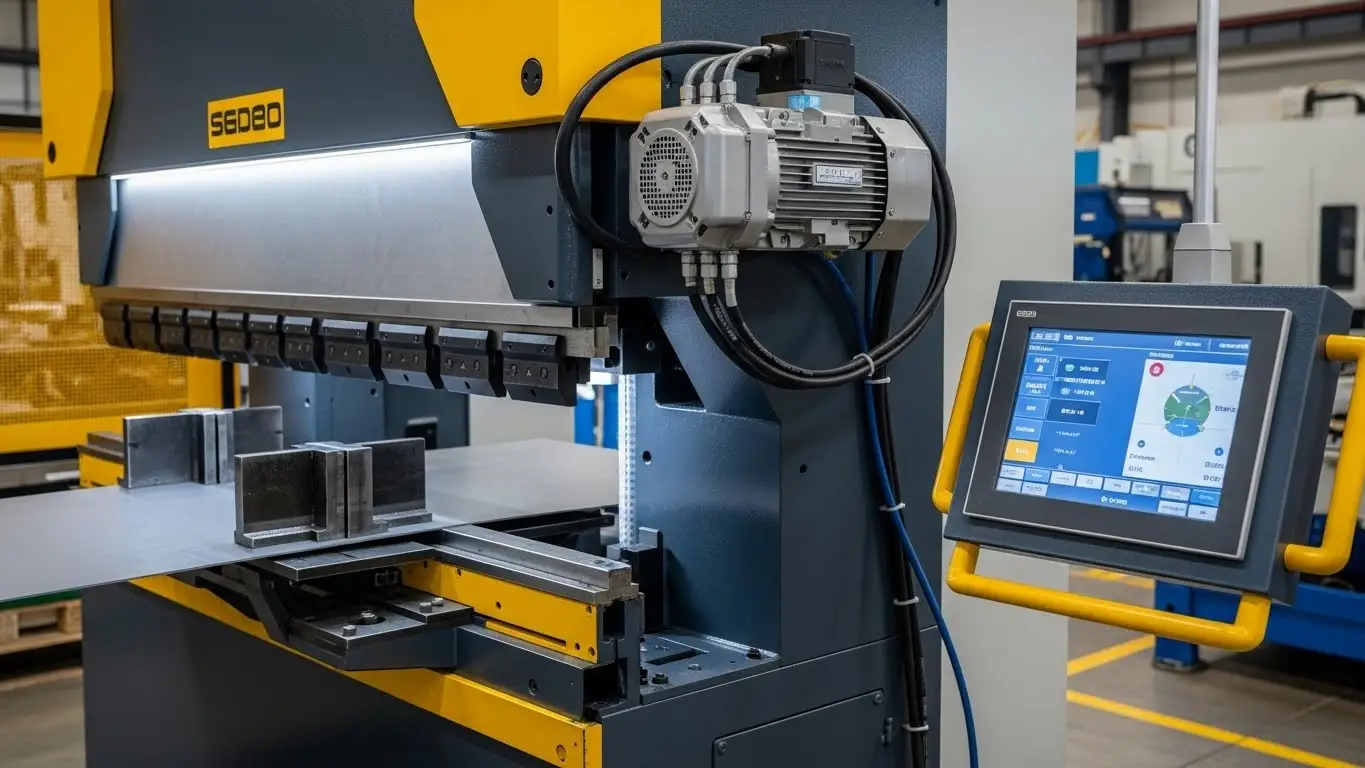 Pressbremse mit Servomotor