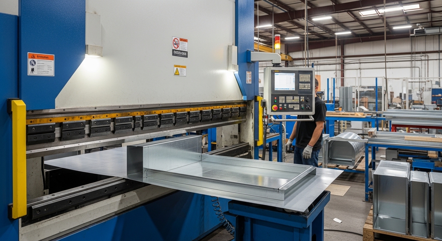 فرامل CNC للضغط لتصنيع أنظمة التكييف والتهوية وتكييف الهواء