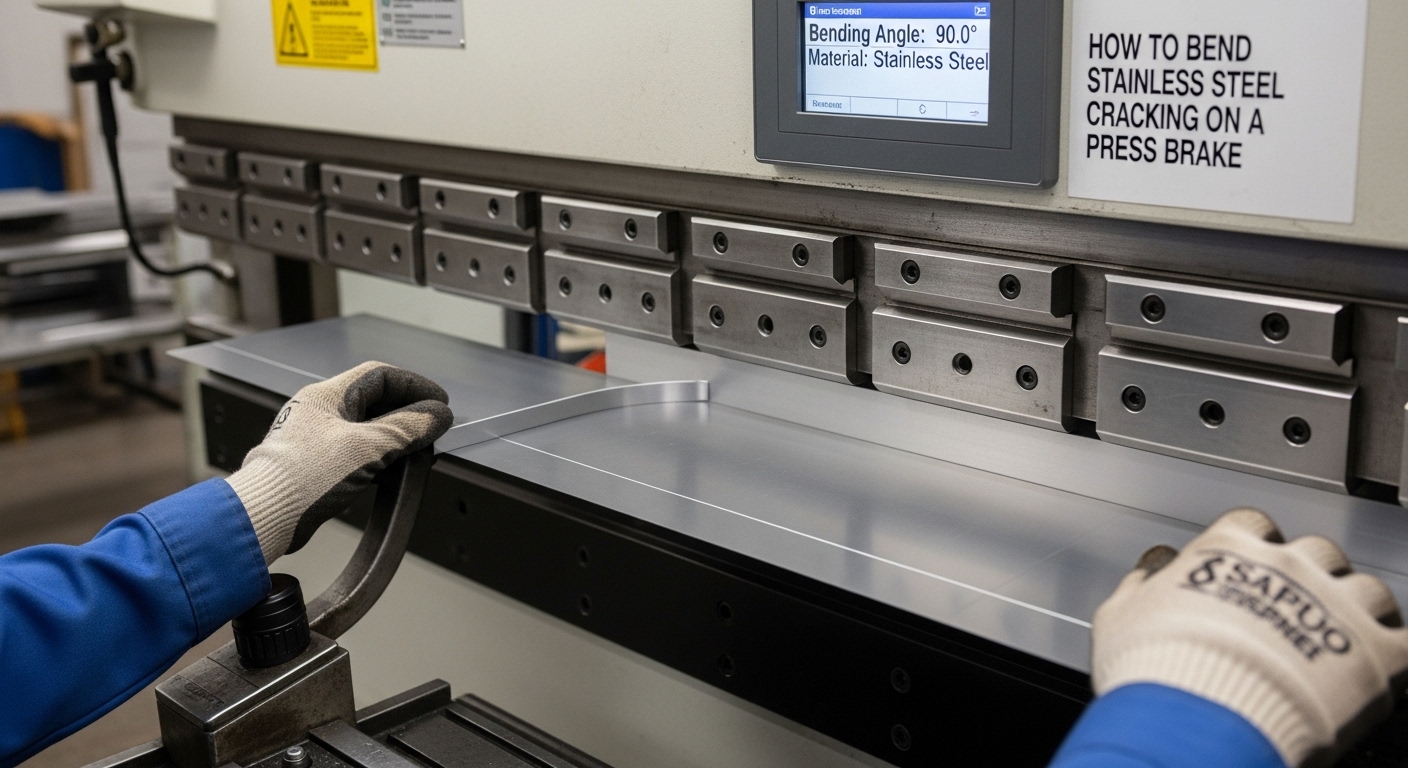 كيفية ثني الفولاذ المقاوم للصدأ دون تشقق في فرامل الضغط