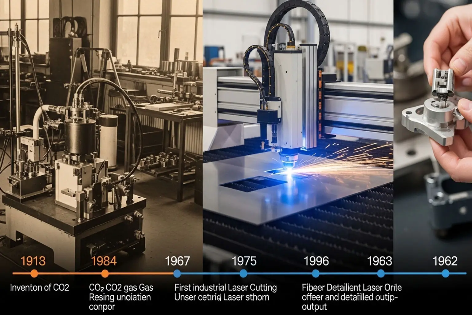 تاريخ القطع بالليزر: من النظرية العلمية إلى الدقة الصناعية